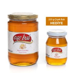 Ege Bal Süzme Çiçek Balı 850g + 225g Cam Kavanoz