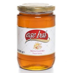 Ege Bal Süzme Çiçek Balı 850g + 225g Cam Kavanoz